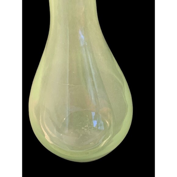 Keulen-Vase Light Green Hand Blown Glass Jack in the Pulpit Style MCM 12" - Picture 8 of 10